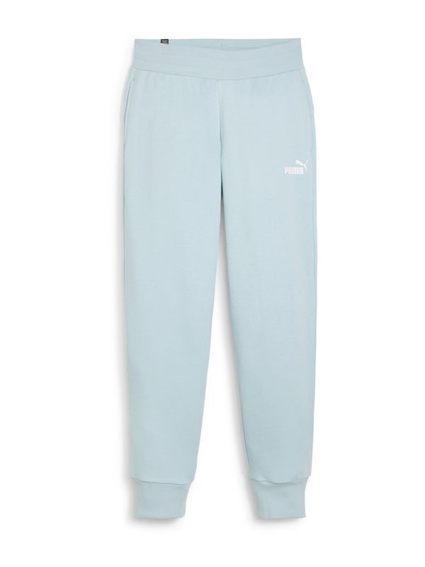 PUMA PUMA Športne hlače 'Essentials'  svetlo modra / bela