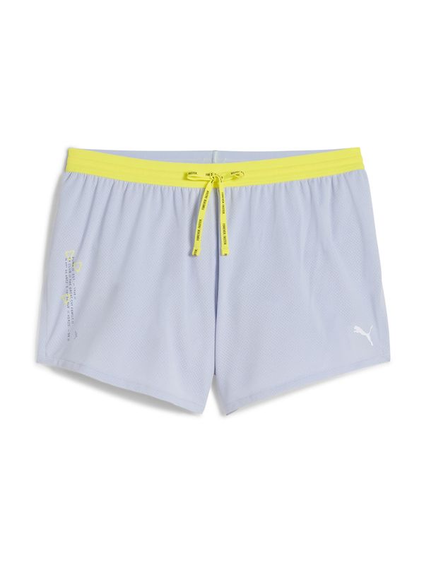 PUMA PUMA Športne hlače  golobje modra / limona / črna / bela