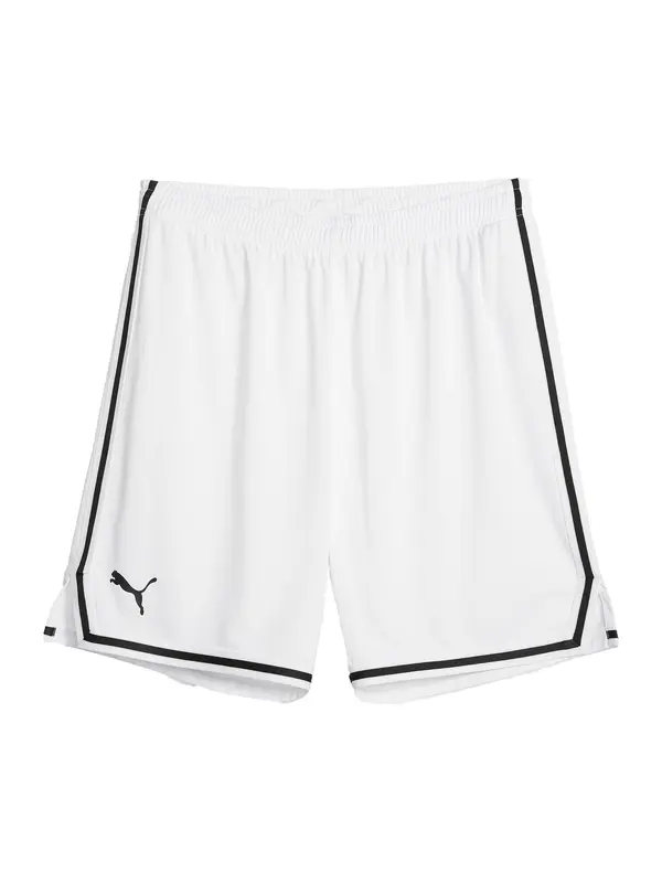 PUMA PUMA Športne hlače 'Hoops Team'  črna / bela