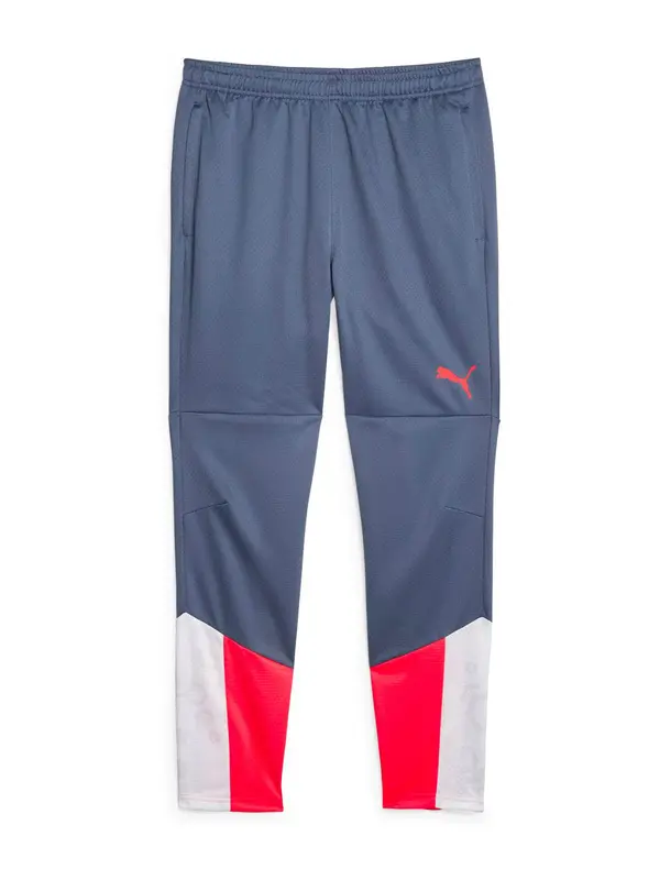 PUMA PUMA Športne hlače 'IndividualCUP'  golobje modra / rdeča / bela