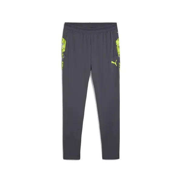 PUMA PUMA Športne hlače 'IndividualCUP'  siva / limeta