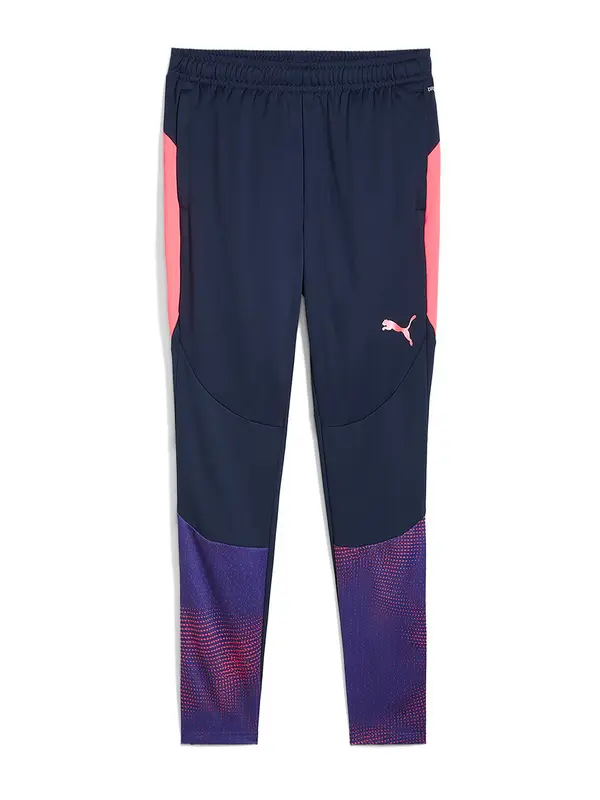 PUMA PUMA Športne hlače 'IndividualFinal'  mornarska / vijolično modra / losos