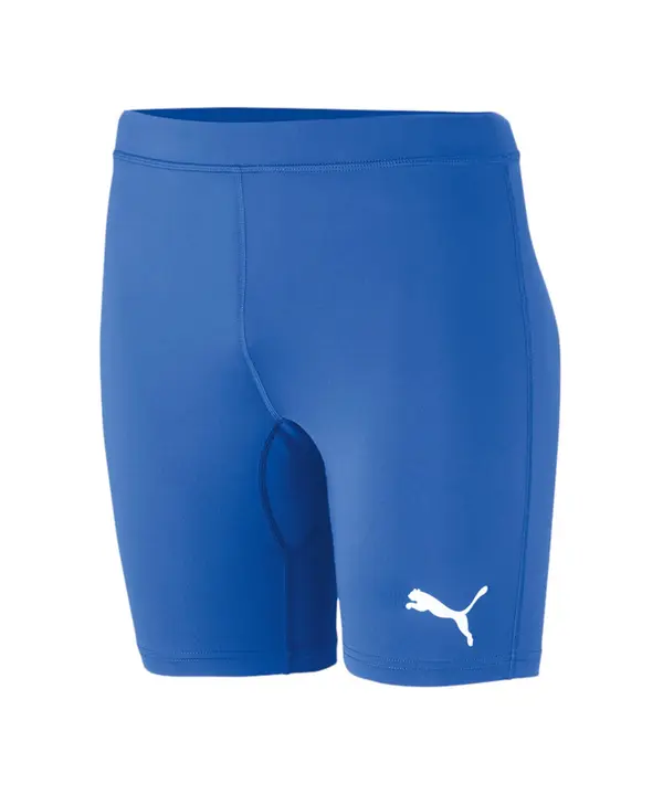 PUMA PUMA Športne hlače 'Liga'  modra / bela