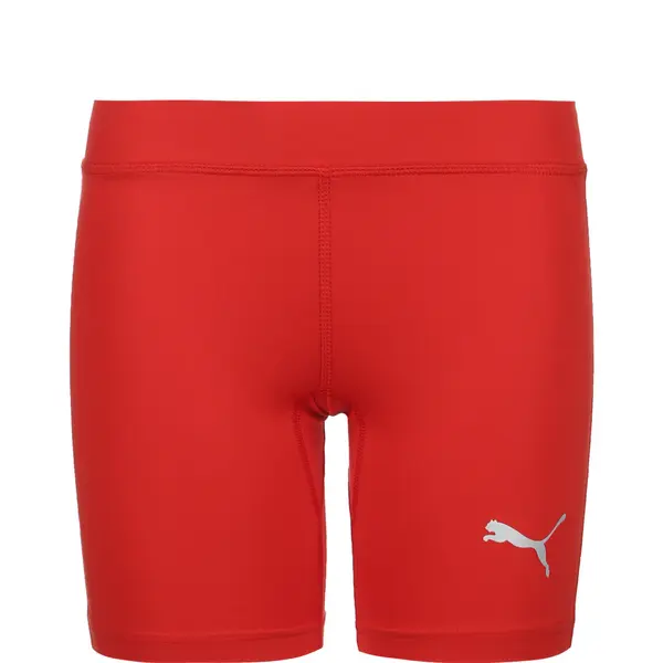 PUMA PUMA Športne hlače 'Liga'  rdeča / bela