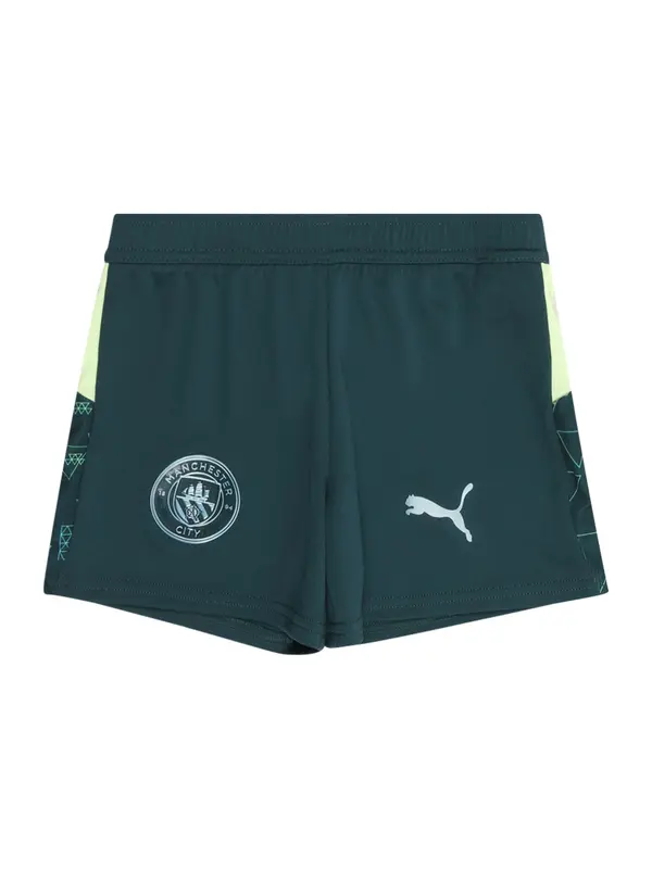 PUMA PUMA Športne hlače 'Manchester City 25/26'  svetlo zelena / temno zelena / bela