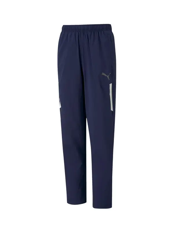 PUMA PUMA Športne hlače  mornarska / siva / bela