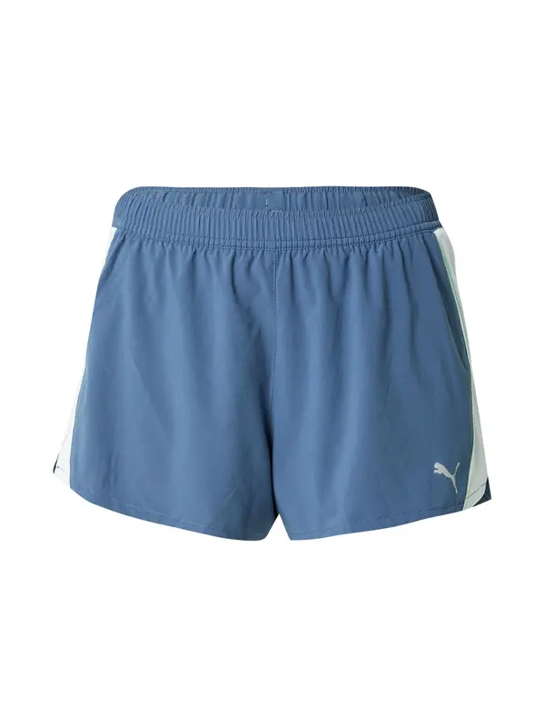 PUMA PUMA Športne hlače 'RUN VELOCITY 3'  marine / voda / srebrno-siva