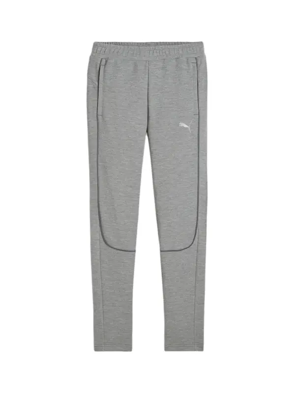 PUMA PUMA Športne hlače  siva / bela