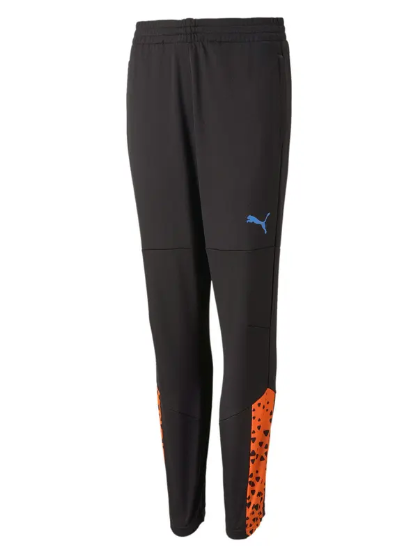 PUMA PUMA Športne hlače  svetlo modra / oranžna / črna