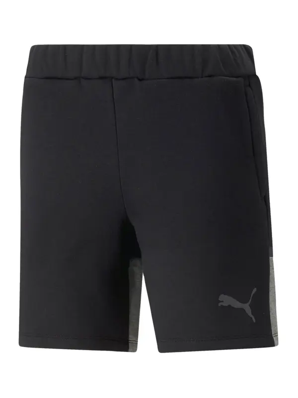 PUMA PUMA Športne hlače 'Team Cup'  temno siva / črna