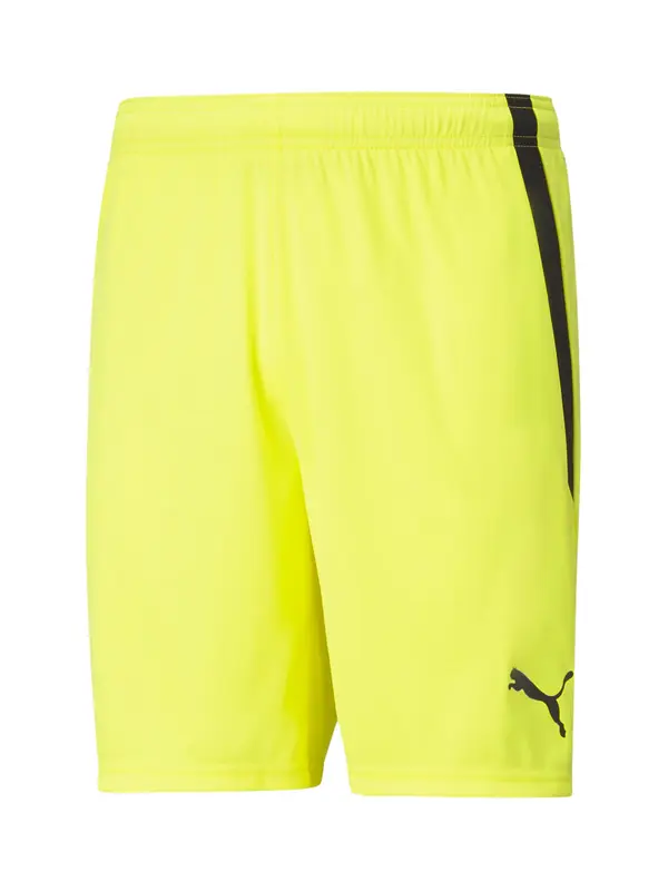 PUMA PUMA Športne hlače 'Team Liga'  limona / črna