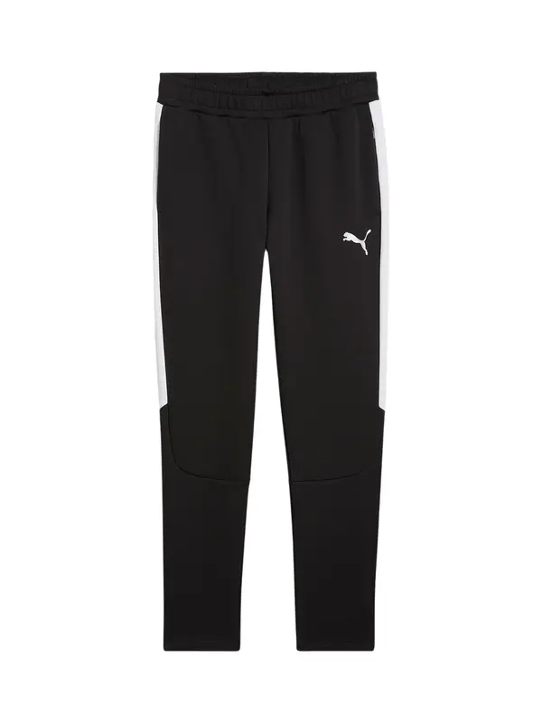 PUMA PUMA Športne hlače 'TeamEVOSTRIPE'  črna / bela