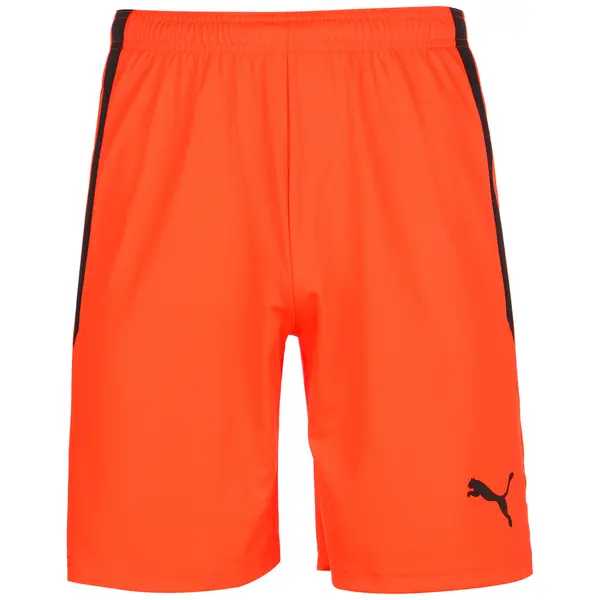 PUMA PUMA Športne hlače 'TeamLiga'  oranžno rdeča / črna