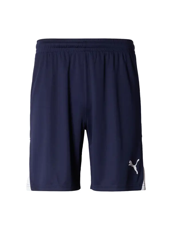 PUMA PUMA Športne hlače 'TeamLIGA26'  mornarska / bela