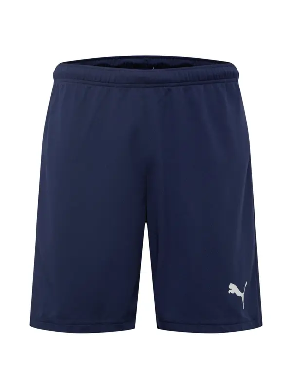 PUMA PUMA Športne hlače 'TeamRise'  mornarska / bela