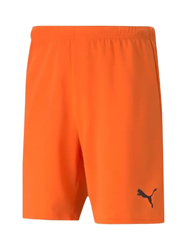 PUMA PUMA Športne hlače 'TeamRise'  oranžna / črna