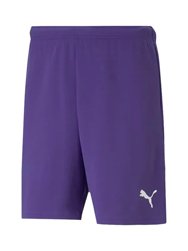 PUMA PUMA Športne hlače 'TeamRise'  temno liila / bela