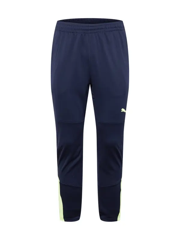 PUMA PUMA Športne hlače  temno modra / neonsko rumena