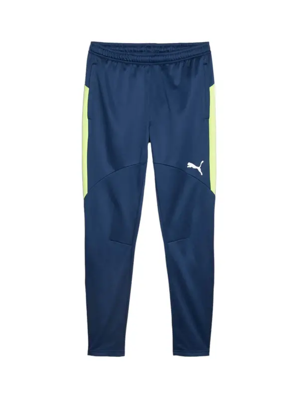 PUMA PUMA Športne hlače  temno modra / neonsko zelena