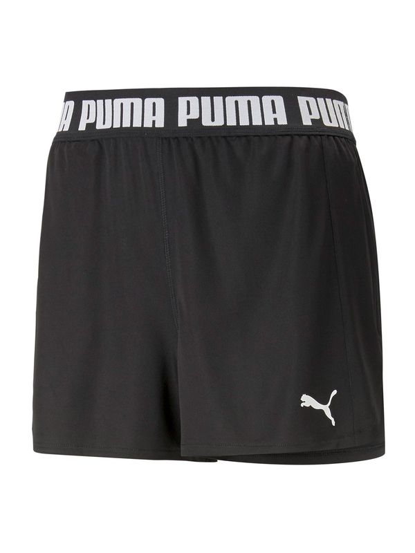 PUMA PUMA Športne hlače 'Train all day'  črna / bela