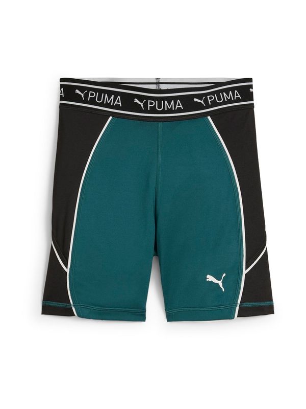 PUMA PUMA Športne hlače 'TRAIN STRONG 5'  petrol / črna / bela / off-bela