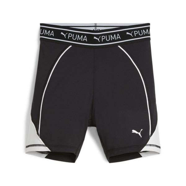 PUMA PUMA Športne hlače 'TRAIN STRONG 5'  svetlo siva / črna / bela