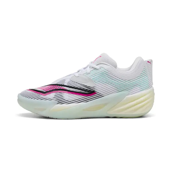 PUMA PUMA Športni čevelj 'All-Pro Nitro™ 2'  meta / temno roza / črna / bela