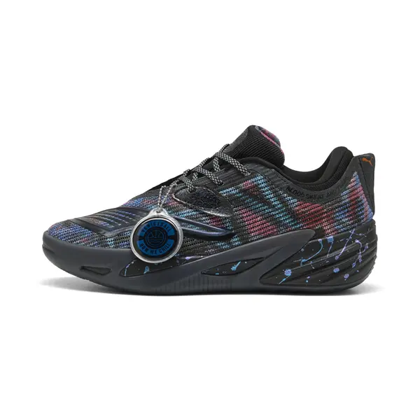 PUMA PUMA Športni čevelj 'All-Pro Nitro™ 2'  svetlo modra / roza / temno rdeča / črna