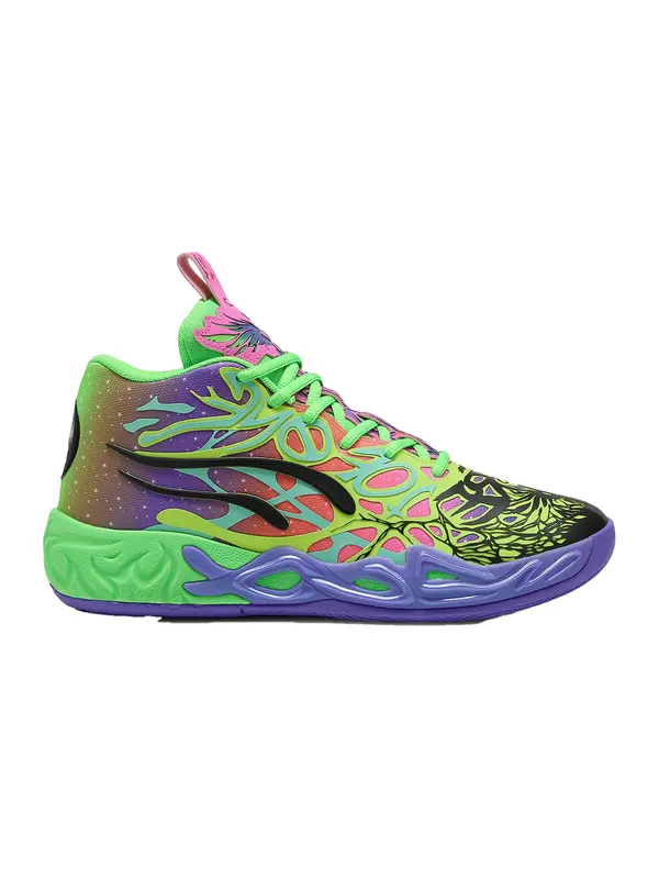 PUMA PUMA Športni čevelj 'MB.04'  limeta / neonsko zelena / črna