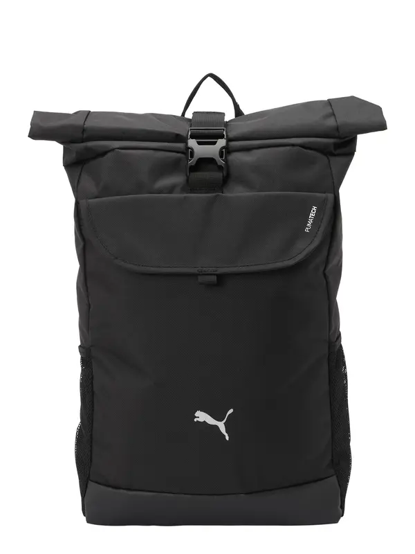 PUMA PUMA Športni nahrbtnik 'TECH Roll Top'  črna / bela