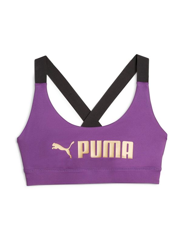 PUMA PUMA Športni nederček  zlato-rumena / temno liila