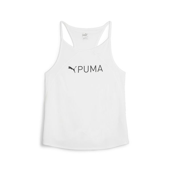 PUMA PUMA Športni top  črna / bela