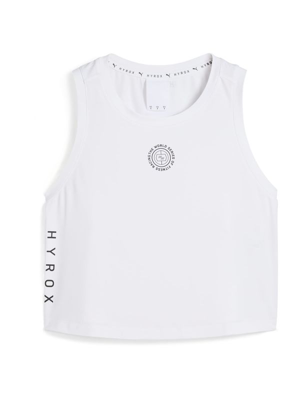 PUMA PUMA Športni top 'PUMA x HYROX Cloudspun'  črna / bela