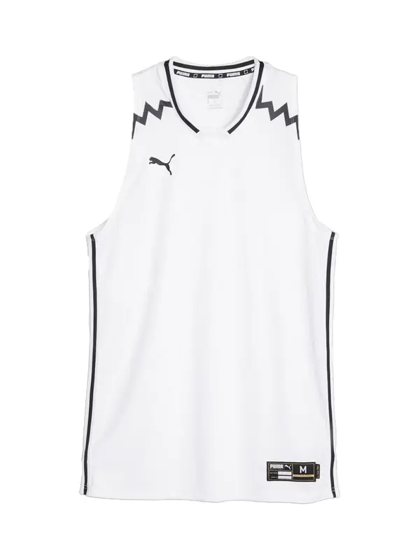 PUMA PUMA Športni top 'Team Game'  črna / bela