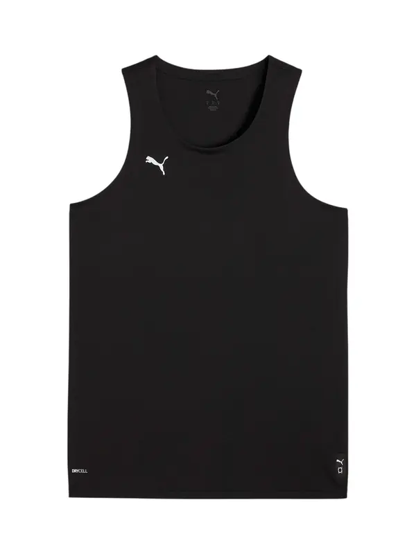 PUMA PUMA Športni top 'Teamjaws Starter'  črna / bela