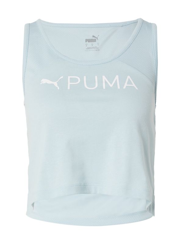 PUMA PUMA Športni top  turkizna / bela