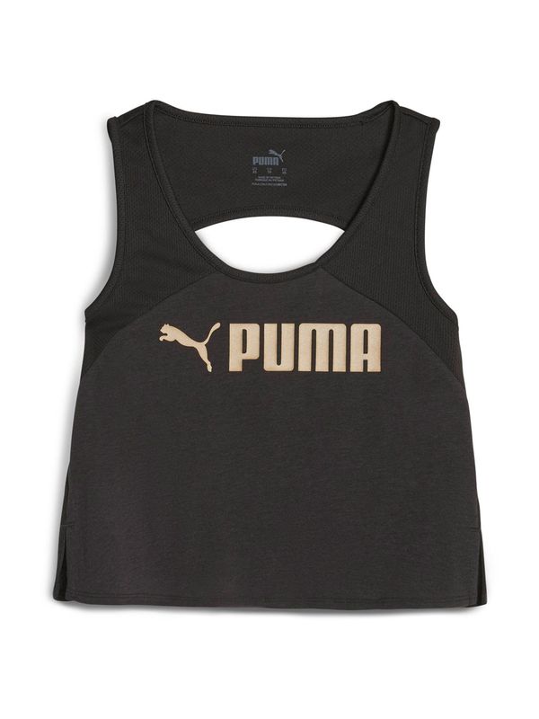 PUMA PUMA Športni top  zlata / črna