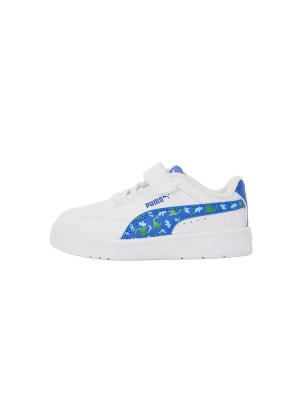 PUMA PUMA Superge 'Court Classic Clean Dino A'  modra / svetlo modra / zelena / bela