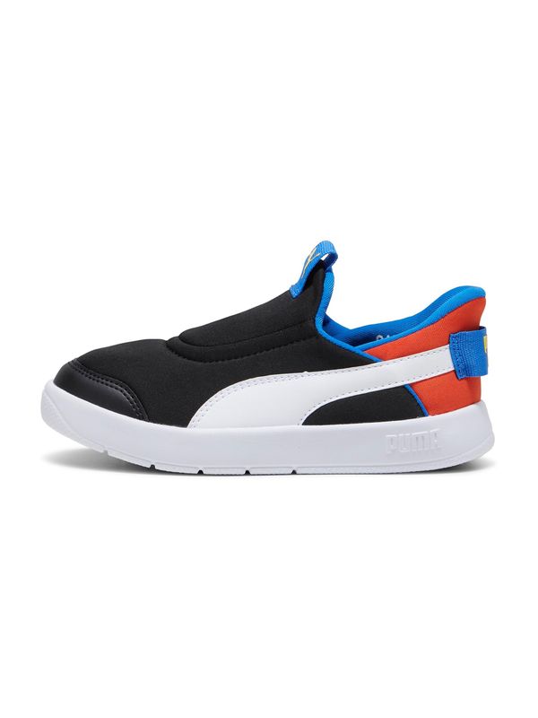 PUMA PUMA Superge 'Courtflex v3'  azur / rumena / živo rdeča / črna