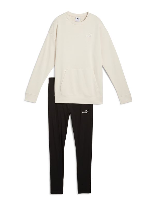 PUMA PUMA Trenirka za tek  črna / bela / off-bela