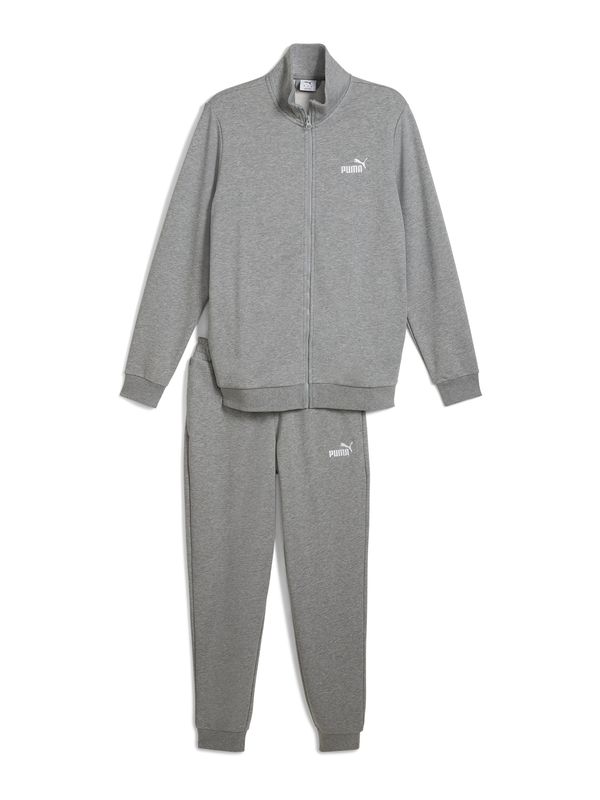 PUMA PUMA Trenirka za tek 'ESS'  pegasto siva / bela