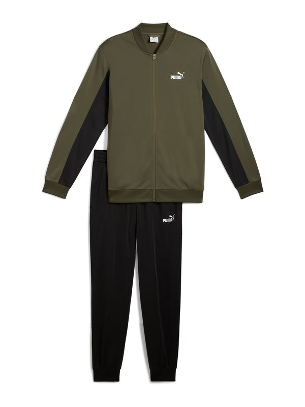 PUMA PUMA Trenirka za tek  oliva / črna / bela