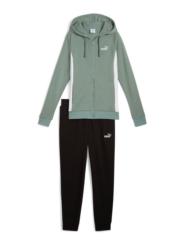 PUMA PUMA Trenirka za tek  pastelno zelena / črna / bela