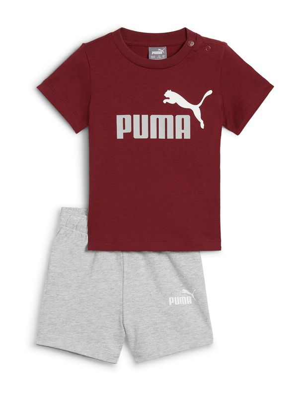 PUMA PUMA Trenirka za tek  siva / vinsko rdeča / bela