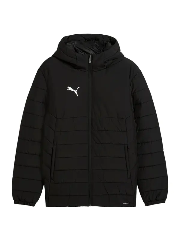 PUMA PUMA Zimska jakna 'TeamAdditions'  črna / bela