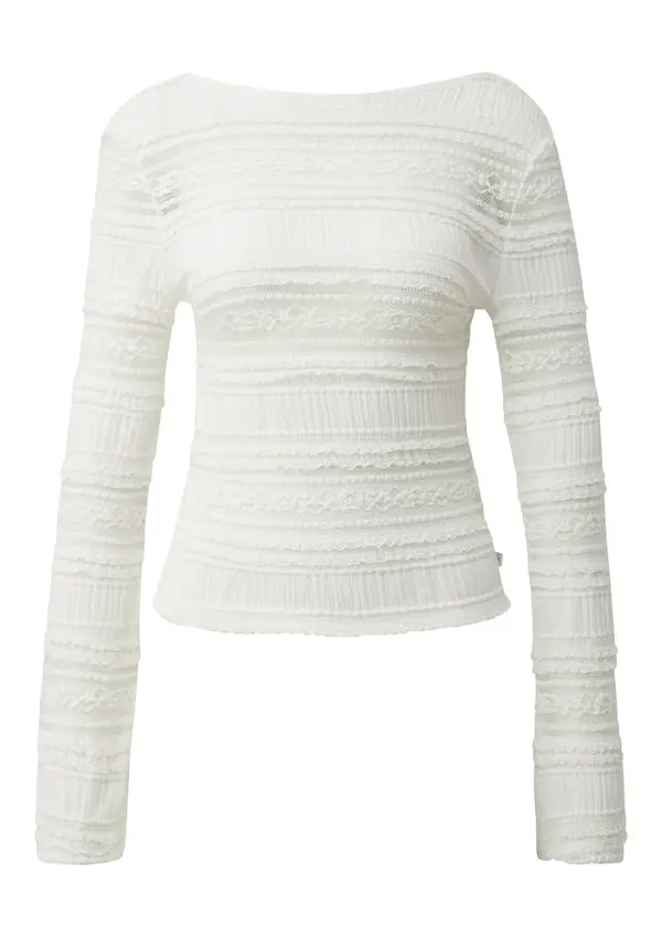 QS QS Bluza  kremna