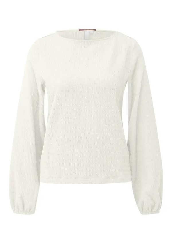 QS QS Bluza  kremna