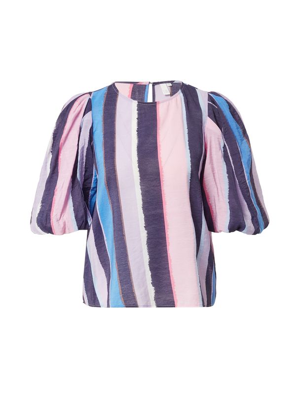 QS QS Bluza  marine / azur / majnica / roza