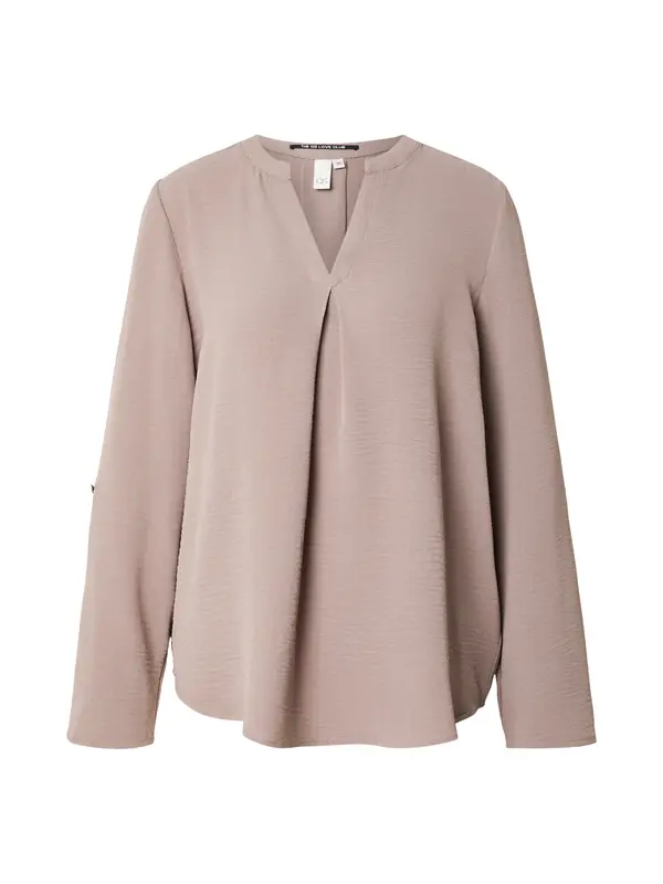 QS QS Bluza  svetlo rjava