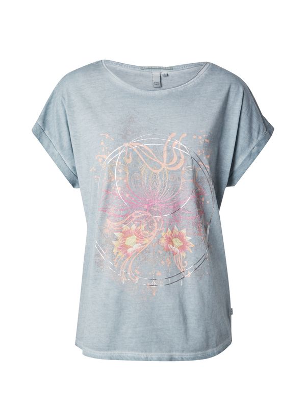 QS QS Majica  dimno-siva / oranžna / roza / bela